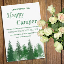 Woodland Träd Birthday