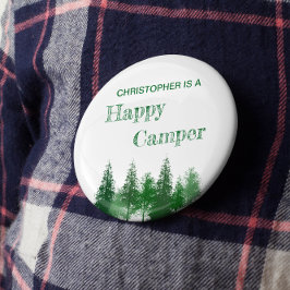 Woodland Träd Birthday Knapp