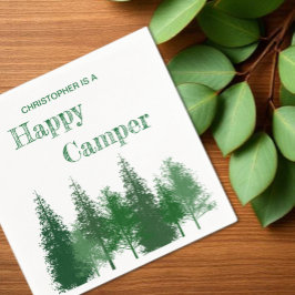 Woodland Träd Birthday Pappersservett