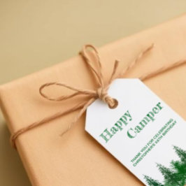 Woodland Träd Birthday Presentetikett