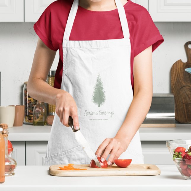 Woodland Träd jul Förkläde (Skapare uppladdad)