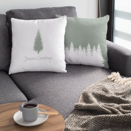 Woodland Träd jul Kudde