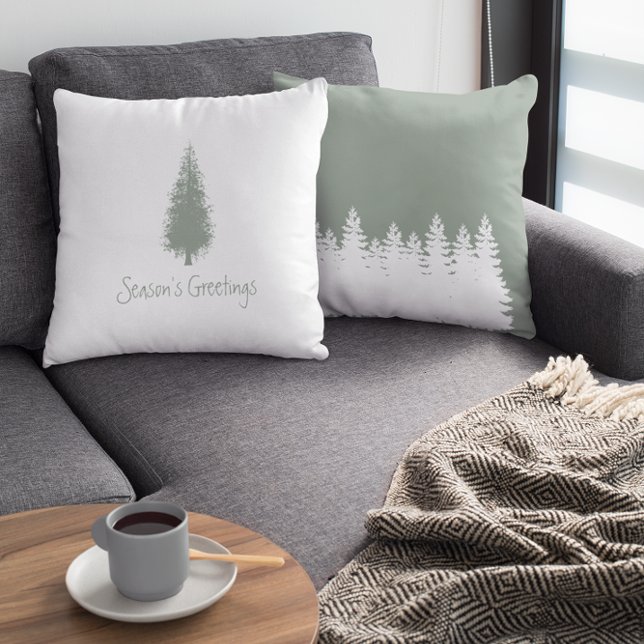 Woodland Träd jul Kudde (Skapare uppladdad)