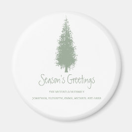 Woodland Träd jul Magnet