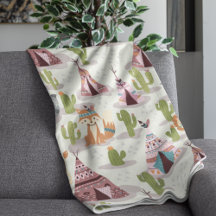 Woodland Tribal Native Amerikanska Seamless Mönste