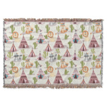 Woodland Tribal Native Amerikanska Seamless Mönste