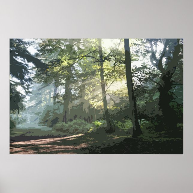 WOODLAND VÄG 4 POSTER (Framsidan)