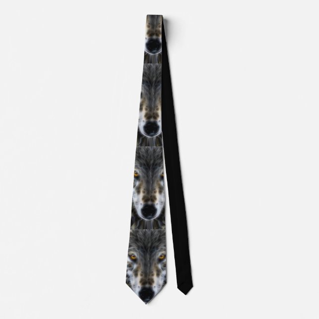 Woodland Varg Inspirational Porträtt Slips (Framsida)