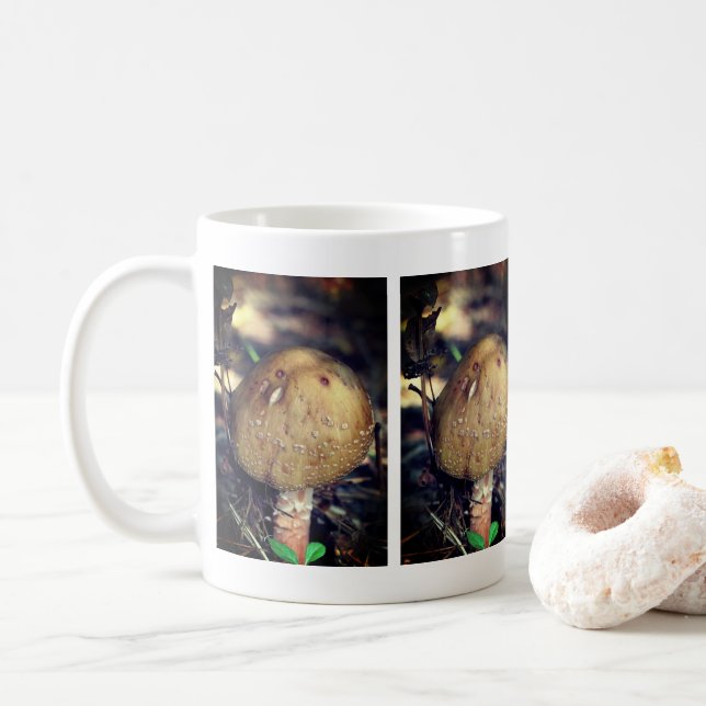Woodland Vild Mushroom Nature Kaffemugg (Med munk)