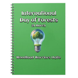 Woodland Warriors Unite. Skogarnas dag (IDF) Anteckningsbok