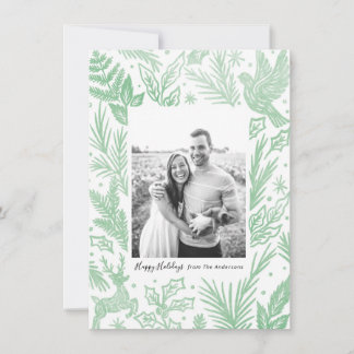 Woodland Watercolor Julkort