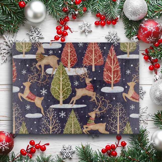 Woodland Whimsical Reindeers Winter (Skapare uppladdad)