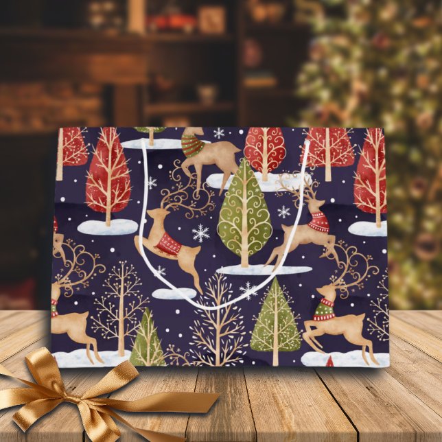 Woodland Whimsical Reindeers Winter (Skapare uppladdad)