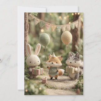 Woodland Whimsy Sprinkle | Naturstil Inbjudningar