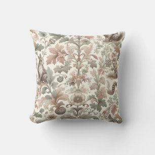 Woodland Whispers: Victorian Nature Elegance Kudde