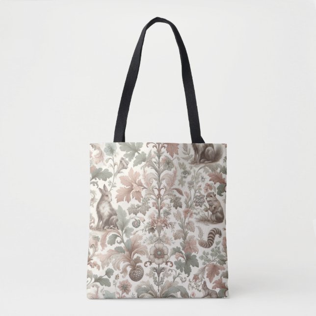 Woodland Whispers: Victorian Nature Elegance Tygkasse (Framsida)