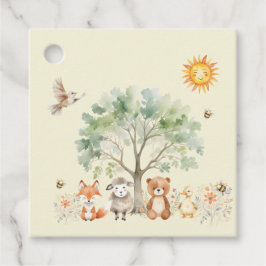 Woodland Wildlife Baby Shower Gift-Märkre Gåvor Etiketter