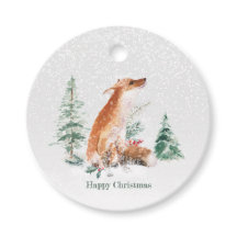 Woodland Winter Fox Gräs