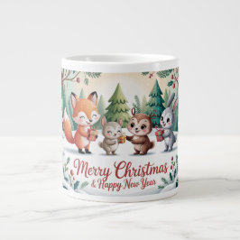 Woodland Winter Friends Jumbo Mugg