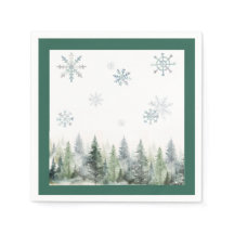 Woodland Winter ONEderland Pappersservett