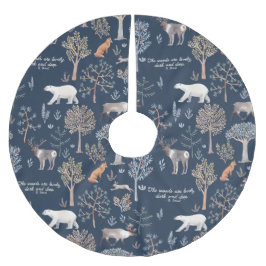 Woodland Wonders Julgran Skirt Julgransmatta Borstad Polyester