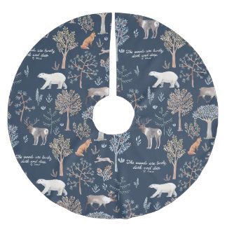 Woodland Wonders Julgran Skirt Julgransmatta Borstad Polyester