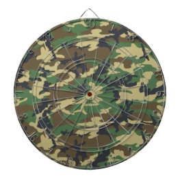Woodlands Camouflage Fridluftsmänniska Gift  Darttavla