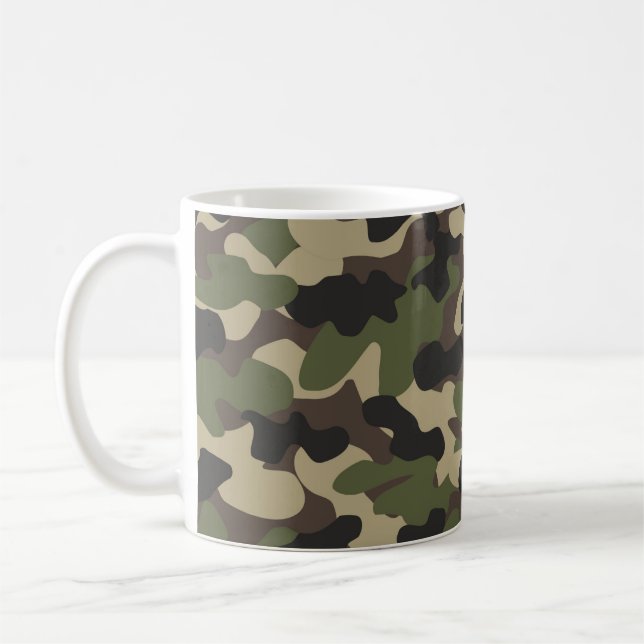 Woodlands Kamouflage Kaffemugg (Vänster)