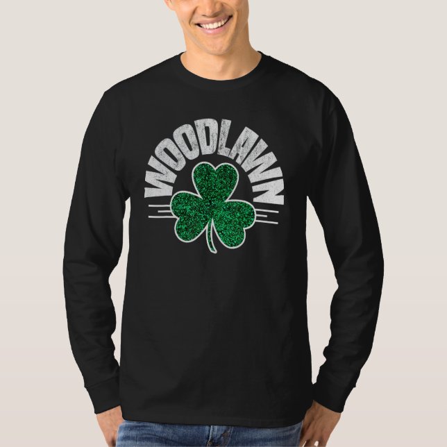 Woodlawn Bronx St patricks day Funny Irish Ny Sham T Shirt (Framsida)