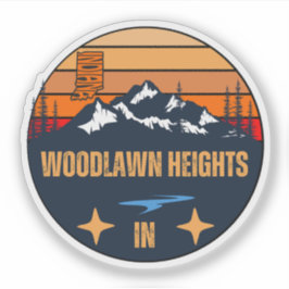 Woodlawn Heights, Indiana Klistermärken