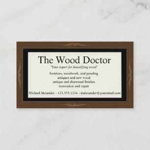 Woodlook visitkortmall visitkort