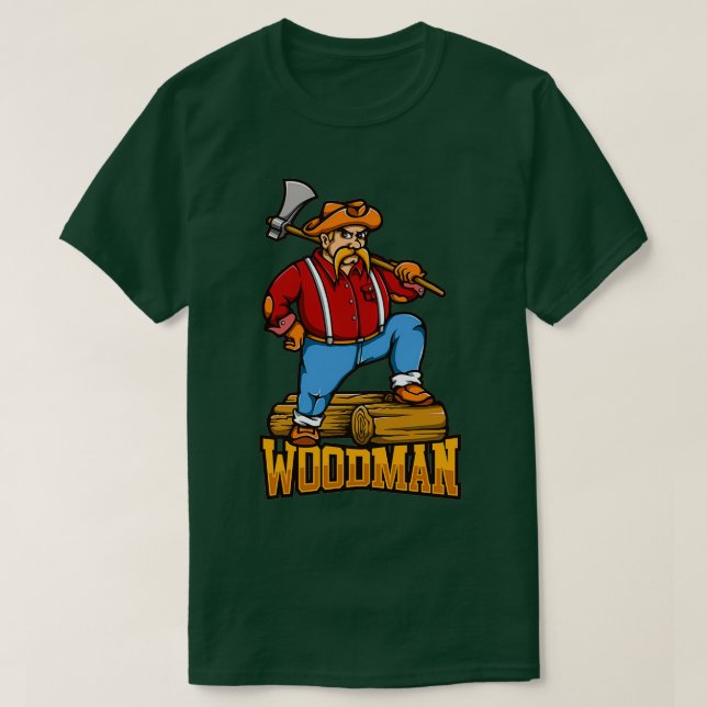 Woodman 1 t shirt (Design framsida)
