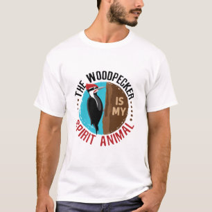 Woodpecker är mitt andliga djur t shirt
