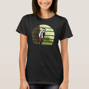 Woodpecker Bird Birder Bird Fågelskådare Animal T Shirt