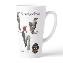 Woodpecker Latte/Kaffe Mugg