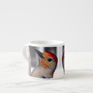 Woodpecker Porträtt Espressomugg