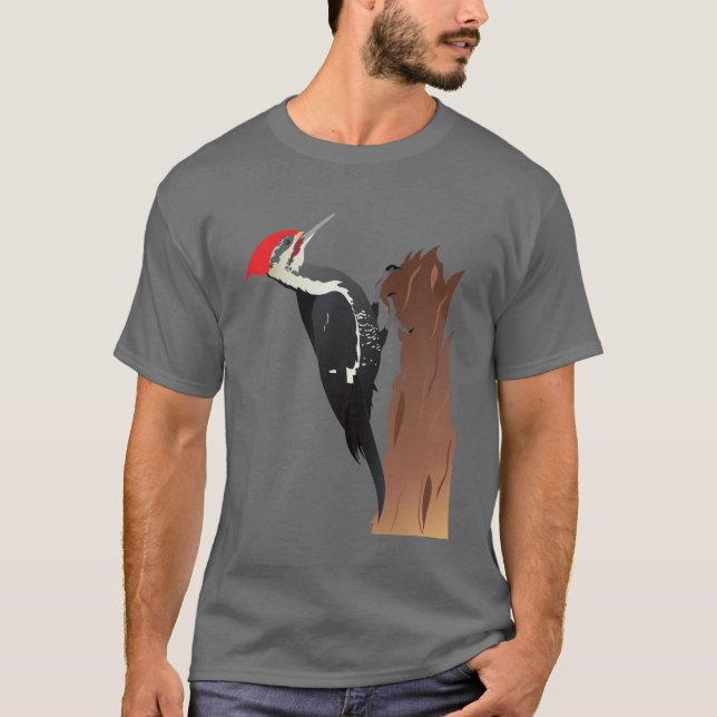 Woodpecker T Shirt (Framsida)