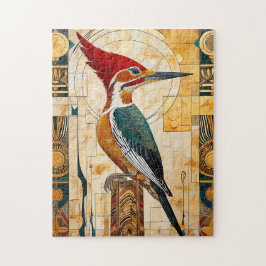 Woodpecker Totem – Art Deco Rhythm Pussel