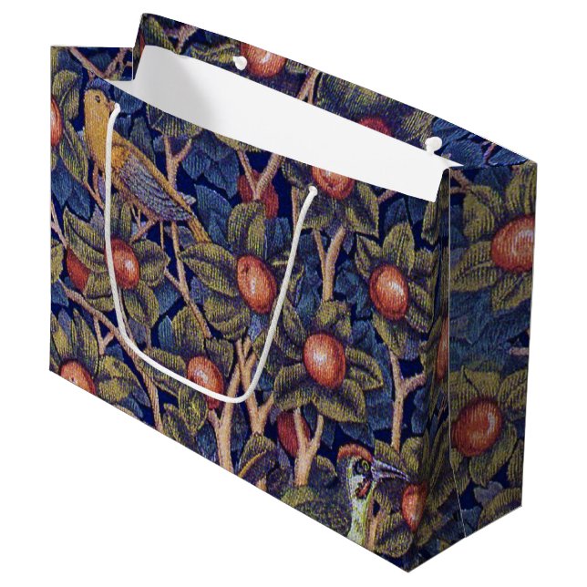 Woodpecker, William Morris Large Gift Bag (Framsidan Vinklad)