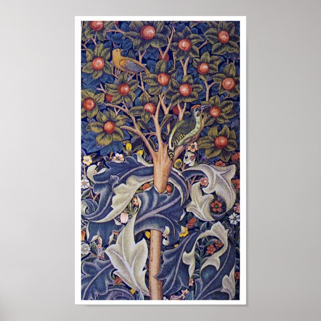 Woodpecker, William Morris Poster (Framsidan)