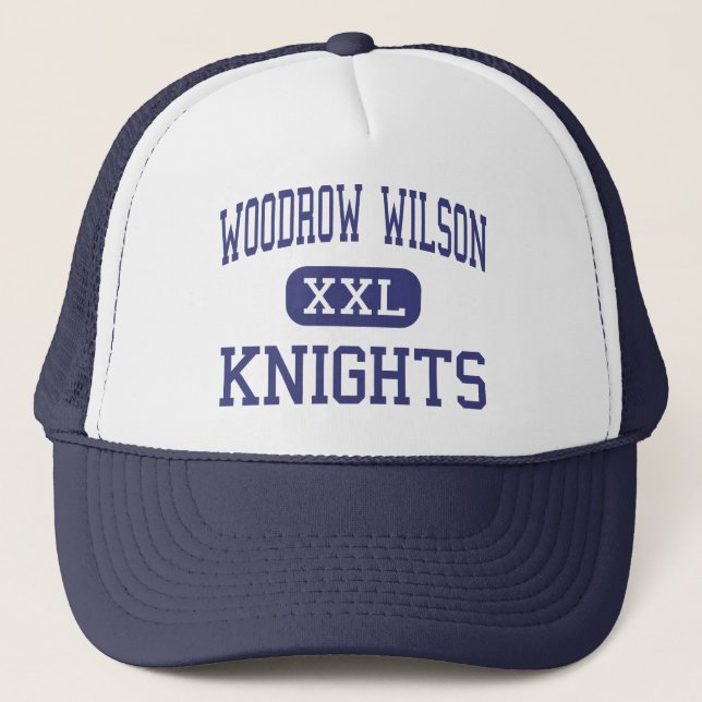 Woodrow Wilson adlar mellersta Glendale Truckerkeps (Framsida)