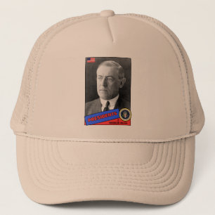 Woodrow Wilson Basebollkort Truckerkeps