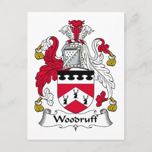 Woodruff Family Crest Vykort