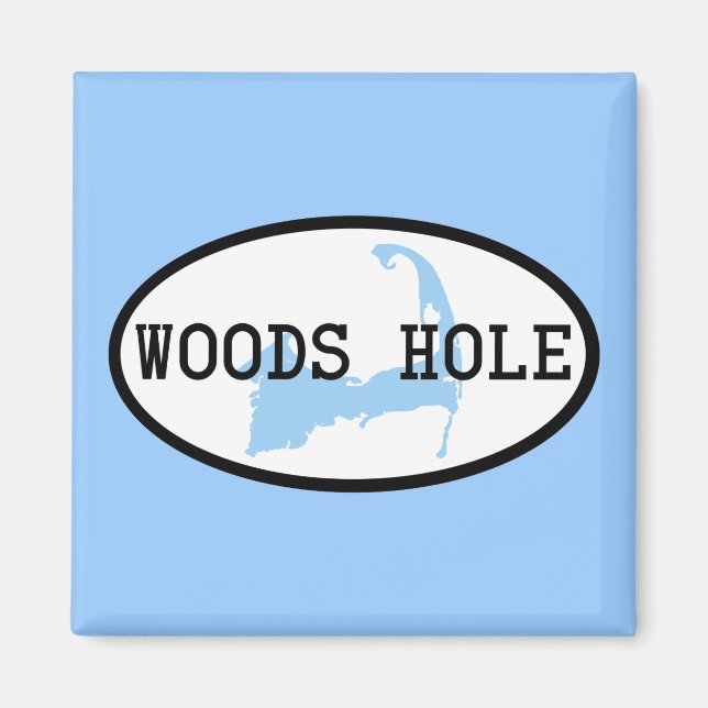 Woods Hole-magneten Magnet (Framsidan)