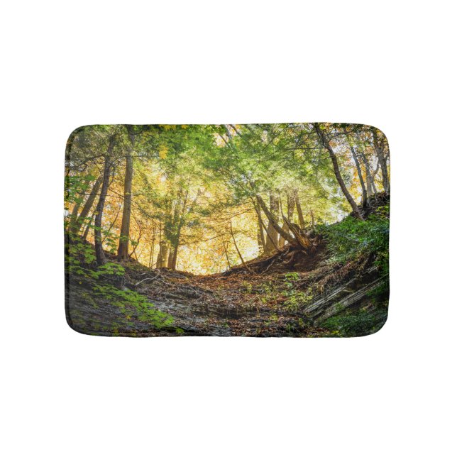 Woods Sunset Nature Bath Mat Badrumsmatta (Framsidan)