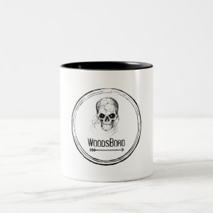 Woodsboro Vintage läskskalle ansikte Halloween Två-Tonad Mugg