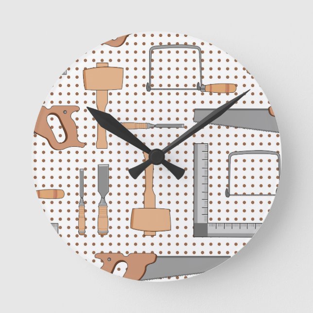 Woodshop Rund Klocka (Framsida)