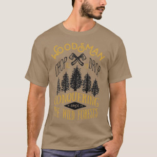 Woodsman vintage badge t shirt