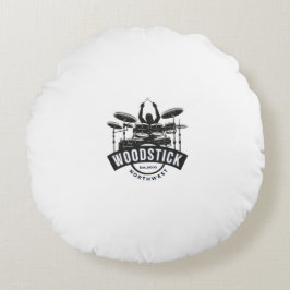 Woodstick Pillow Rund Kudde