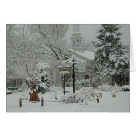 Woodstock, NY Town Square Hälsningskort